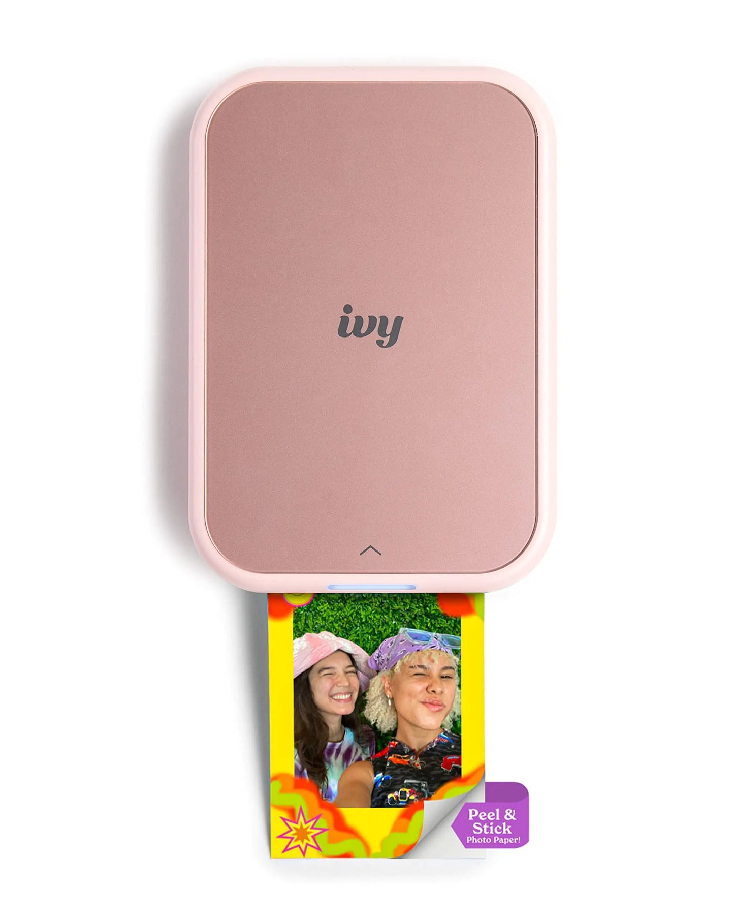 Canon Ivy 2 Mini Photo Printer Print from Compatible iOS & Android Devices Sticky-Back Prints Blush Pink