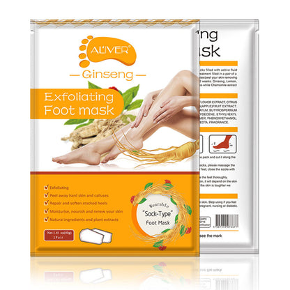 Refreshing Foot Peel Coconut Milk Ginseng