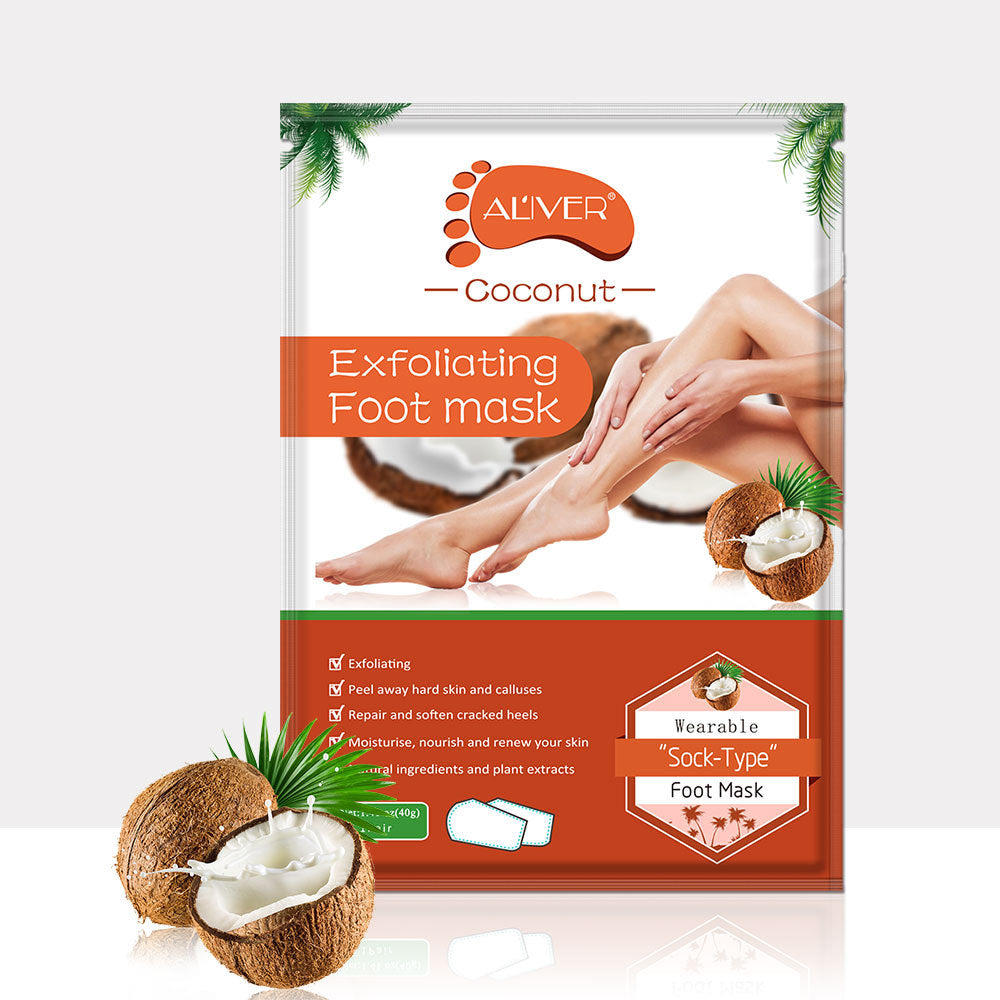 Refreshing Foot Peel Coconut Milk Ginseng