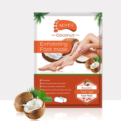 Refreshing Foot Peel Coconut Milk Ginseng
